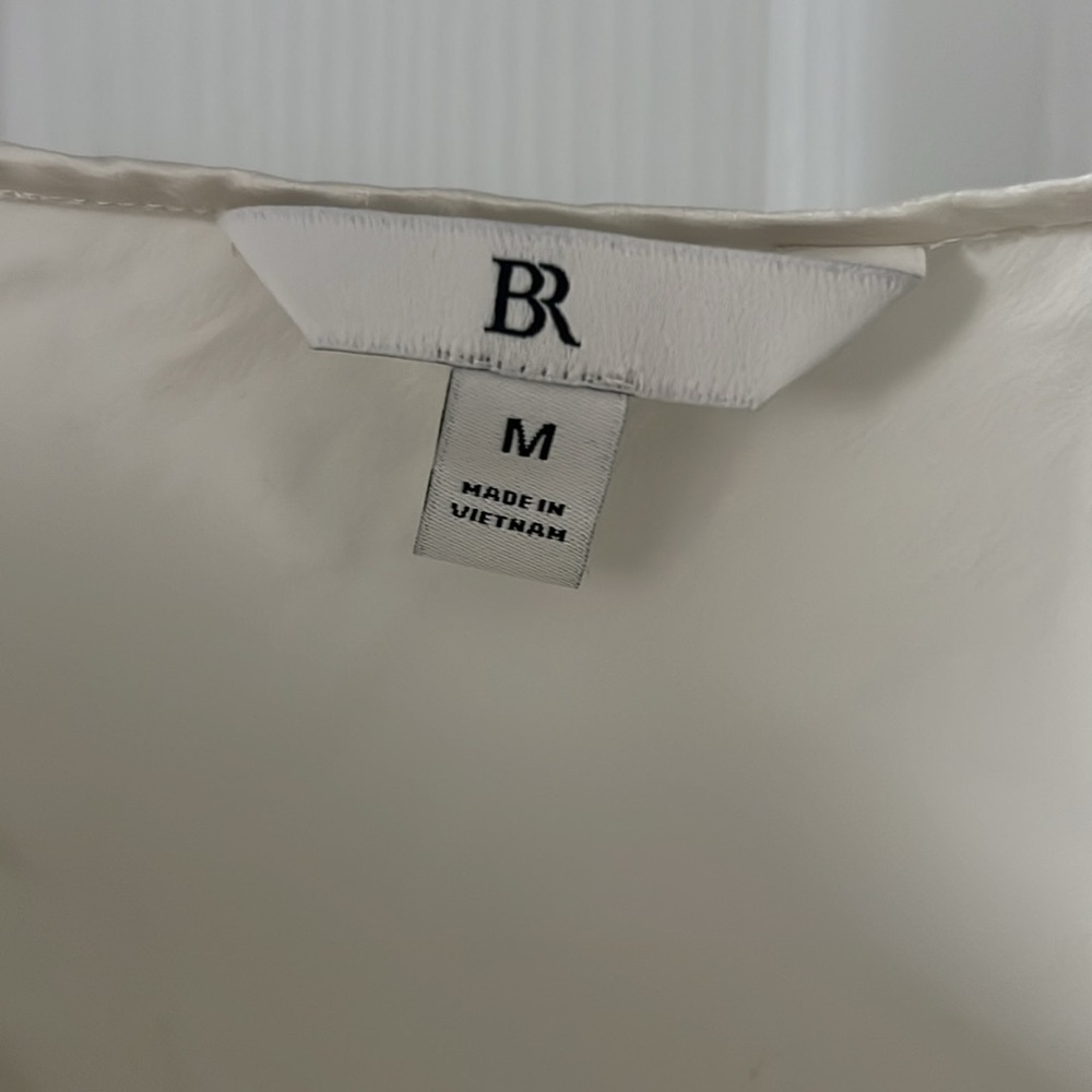 Banana Republic Cream Satin Cowl Neck Camisole - Picture 2 of 3